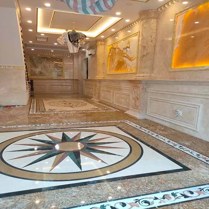 mẫu nền nhà dá marble hoa văn đep